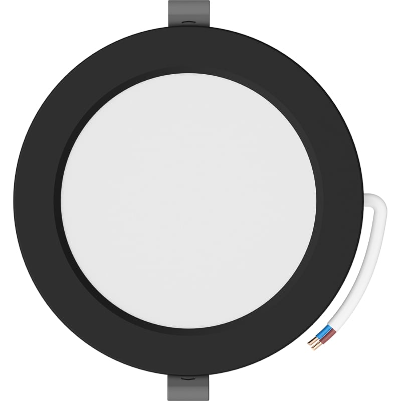 Mexen LDRR LED Downlight Ceiling Panel Recessed Ø 14 cm, 9W, Cold - 6500K, 720 lm, Black - L210-014-0965-70