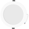 Mexen LDRR ceiling LED downlight panel recessed, diameter 17 cm, 12W, Cool - 6500K, 1320 lm, white - L210-017-1265-20