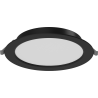 Mexen LDRR LED Ceiling Panel Downlight Recessed 17 cm, 12W, Cool - 6500K, 960 lm, Black - L210-017-1265-70