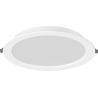 Mexen LDRR ceiling panel downlight LED recessed Ø 22 cm, 18W, Neutral - 4000K, 1980 lm, white - L210-022-1840-20