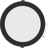 Mexen LDRR ceiling panel downlight LED recessed 22 cm, 18W, Neutral - 4000K, 1440 lm, black - L210-022-1840-70