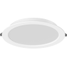 Mexen LDRR recessed LED downlight ceiling panel, 22 cm, 18W, Cool - 6500K, 1980 lm, white - L210-022-1865-20
