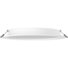 Mexen LDRR recessed LED downlight ceiling panel, 22 cm, 18W, Cool - 6500K, 1980 lm, white - L210-022-1865-20