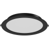 Mexen LDRR recessed LED downlight ceiling panel, 22 cm diameter, 18W, Cold - 6500K, 1440 lm, black - L210-022-1865-70