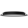 Mexen LDRR recessed LED downlight ceiling panel, 22 cm diameter, 18W, Cold - 6500K, 1440 lm, black - L210-022-1865-70