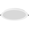 Mexen LDRR ceiling panel recessed LED downlight 30 cm diameter, 24W, Cold - 6500K, 2640 lm, white - L210-030-2465-20