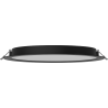 Mexen LDRR recessed LED downlight ceiling panel, 30 cm diameter, 24W, Cool - 6500K, 1920 lm, black - L210-030-2465-70