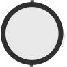Mexen LDRR recessed LED downlight ceiling panel, 30 cm diameter, 24W, Cool - 6500K, 1920 lm, black - L210-030-2465-70