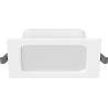 Mexen LDRR LED Recessed Ceiling Downlight Panel 12 x 12 cm, 6W, Neutral - 4000K, 600 lm, White - L211-012-0640-20