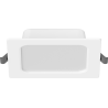Mexen LDRR recessed LED downlight ceiling panel 12 x 12 cm, 6W, Cold - 6500K, 600 lm, white - L211-012-0665-20