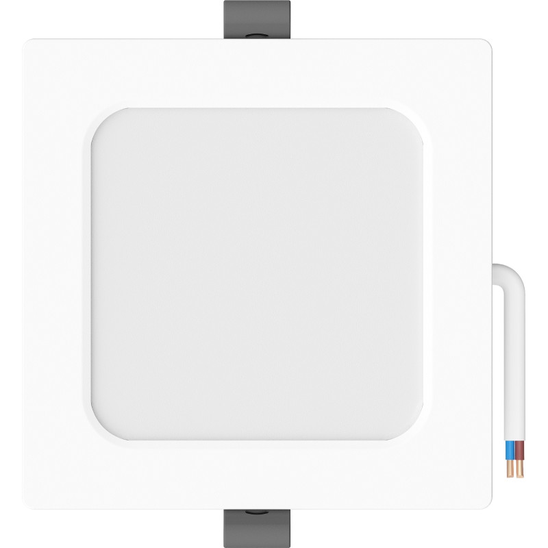 Mexen LDRR recessed LED downlight ceiling panel 12 x 12 cm, 6W, Cold - 6500K, 600 lm, white - L211-012-0665-20