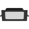 Mexen LDRR ceiling panel recessed LED downlight 14 x 14 cm, 9W, Neutral - 4000K, 720 lm, black - L211-014-0940-70