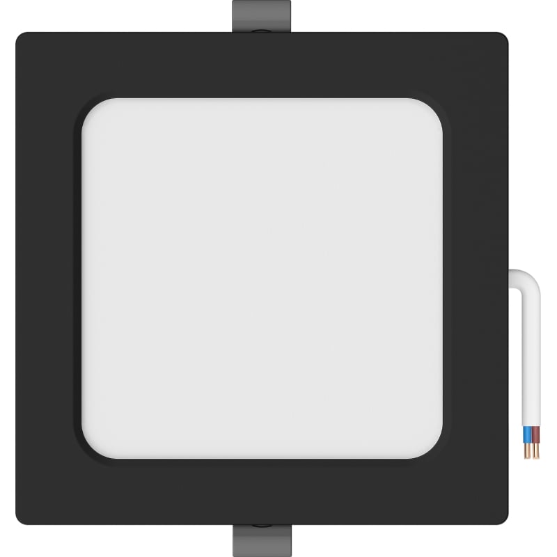 Mexen LDRR ceiling panel recessed LED downlight 14 x 14 cm, 9W, Neutral - 4000K, 720 lm, black - L211-014-0940-70
