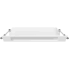 Mexen LDRR recessed LED downlight ceiling panel 17 x 17 cm, 12W, Neutral - 4000K, 1320 lm, white - L211-017-1240-20