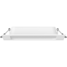 Mexen LDRR recessed LED downlight ceiling panel 17 x 17 cm, 12W, Cool - 6500K, 1320 lm, white - L211-017-1265-20