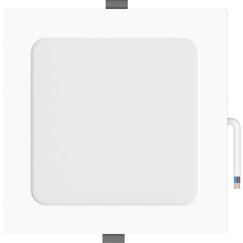 Mexen LDRR recessed LED downlight ceiling panel 17 x 17 cm, 12W, Cool - 6500K, 1320 lm, white - L211-017-1265-20