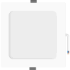 Mexen LDRR recessed LED downlight ceiling panel 17 x 17 cm, 12W, Cool - 6500K, 1320 lm, white - L211-017-1265-20