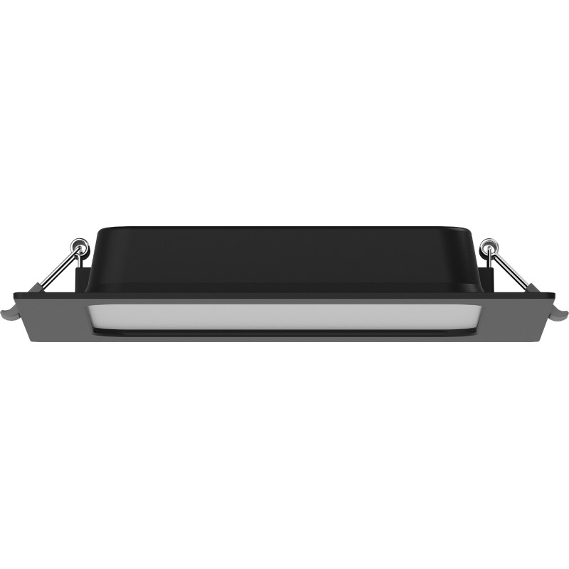 Mexen LDRR ceiling panel LED downlight recessed 17 x 17 cm, 12W, Cool - 6500K, 780 lm, black - L211-017-1265-70