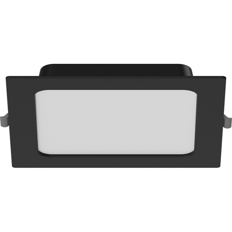Mexen LDRR ceiling panel LED downlight recessed 17 x 17 cm, 12W, Cool - 6500K, 780 lm, black - L211-017-1265-70