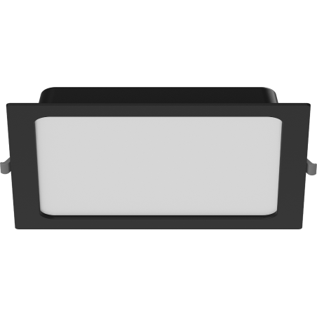 Mexen LDRR LED Recessed Ceiling Downlight Panel 22 x 22 cm, 18W, Neutral - 4000K, 1350 lm, Black - L211-022-1840-70
