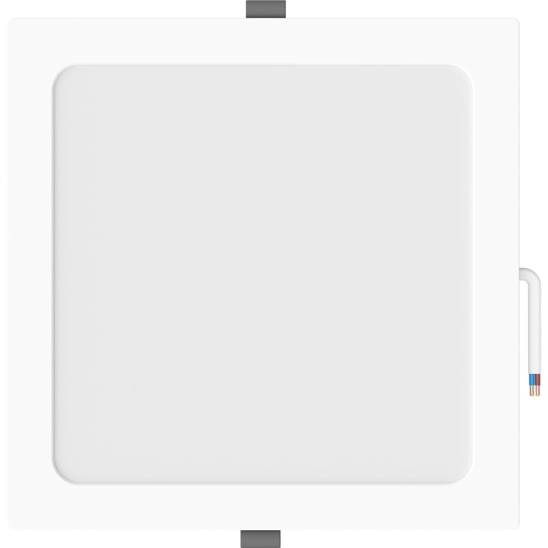 Mexen LDRR recessed LED downlight ceiling panel 22 x 22 cm, 18W, Cool - 6500K, 1980 lm, white - L211-022-1865-20