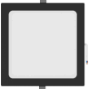 Mexen LDRR recessed LED downlight ceiling panel 22 x 22 cm, 18W, Cold - 6500K, 1440 lm, black - L211-022-1865-70