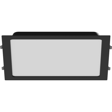 Mexen LDRR LED Downlight Ceiling Panel, Recessed 30 x 30 cm, 24W, Neutral - 4000K, 1920 lm, Black - L211-030-2440-70