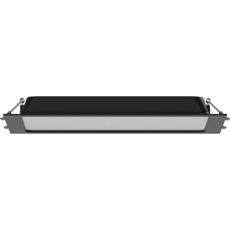 Mexen LDRR ceiling panel recessed LED downlight 30 x 30 cm, 24W, Cold - 6500K, 1920 lm, black - L211-030-2465-70