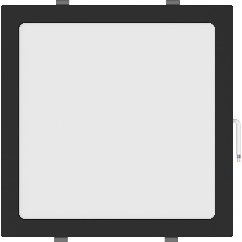 Mexen LDRR ceiling panel recessed LED downlight 30 x 30 cm, 24W, Cold - 6500K, 1920 lm, black - L211-030-2465-70