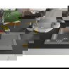 Mexen Pablo 1-compartment granite sink with a drip tray and kitchen mixer tap Rita, Grey - 6510-71-670300-50