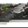 Mexen Pablo 1-compartment granite sink with a drip tray and kitchen mixer tap Rita, Black/Silver metallic- 6510-73-670300-00