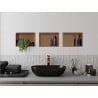 Mexen X-Wall-R niche shelf with flange 30 x 20 cm, brushed copper - 19C0302010