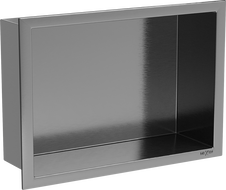 Mexen X-Wall-R recessed shelf with flange 30 x 20 cm, brushed gun gray - 19E0302010
