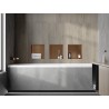 Mexen X-Wall-NR recessed shelf without flange 30 x 30 cm, brushed copper - 19C1303010