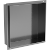 Mexen X-Wall-NR recess shelf without flange 30 x 30 cm, brushed gun gray - 19E1303010