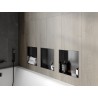 Mexen X-Wall-NR recess shelf without flange 30 x 30 cm, brushed gun gray - 19E1303010