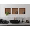 Mexen X-Wall-R recessed shelf with flange 30 x 30 cm, brushed copper - 19C0303010