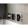 Mexen X-Wall-NR niche shelf without flange with 30 x 30 cm shelf, gun gray brushed - 19E1303010S