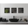 Mexen X-Wall-NR niche shelf without flange with 30 x 30 cm shelf, gun gray brushed - 19E1303010S