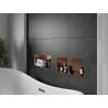 Mexen X-Wall-NR recessed shelf without flange 45 x 20 cm, brushed copper - 19C1452010