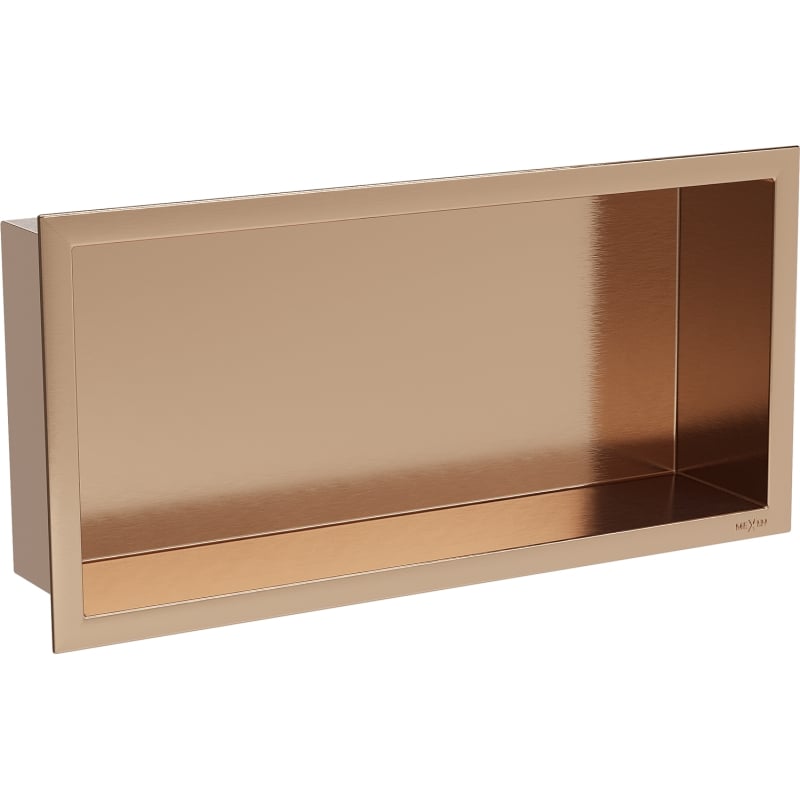 Mexen X-Wall-R recessed shelf with flange 45 x 20 cm, brushed copper - 19C0452010