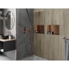 Mexen X-Wall-NR recessed shelf without flange 45 x 30 cm, brushed copper - 19C1453010