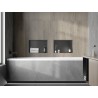 Mexen X-Wall-NR recessed shelf without flange 45 x 30 cm, brushed gun gray - 19E1453010