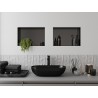 Mexen X-Wall-NR recessed shelf without flange 45 x 30 cm, brushed gun gray - 19E1453010