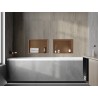 Mexen X-Wall-R recessed shelf with flange 45 x 30 cm, brushed copper - 19C0453010