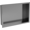Mexen X-Wall-R recessed shelf with flange 45 x 30 cm, brushed gun gray - 19E0453010