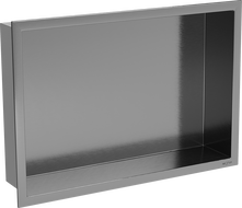 Mexen X-Wall-R recessed shelf with flange 45 x 30 cm, brushed gun gray - 19E0453010