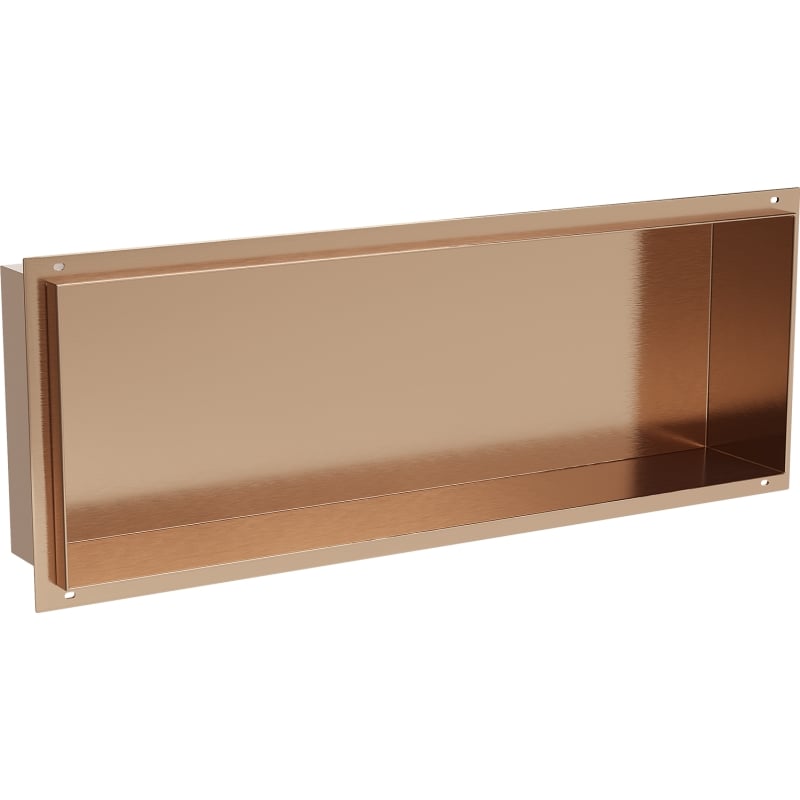 Mexen X-Wall-NR recessed shelf without flange 60 x 20 cm, brushed copper - 19C1602010