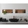Mexen X-Wall-NR recessed shelf without flange 60 x 20 cm, brushed copper - 19C1602010