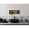 Mexen X-Wall-NR recessed shelf without flange 60 x 20 cm, brushed copper - 19C1602010